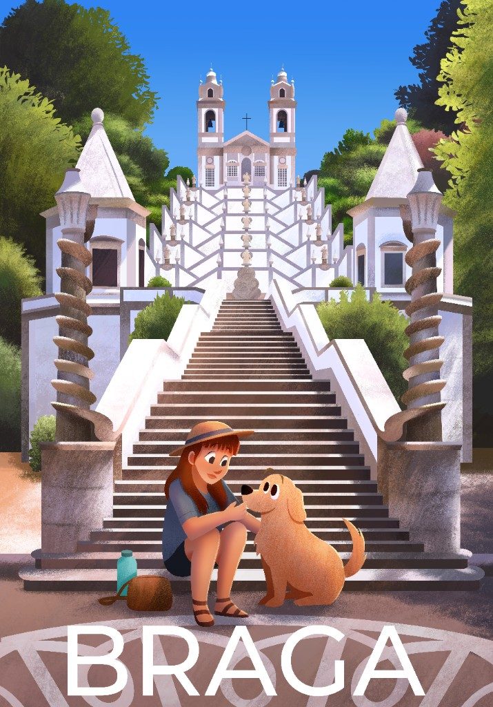 Affiche de voyage — Braga