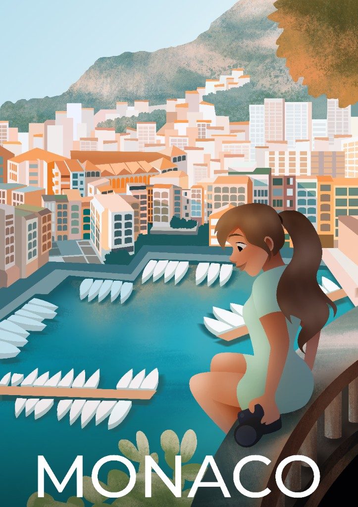 Affiche de voyage — Monaco