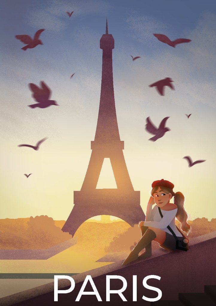 Affiche de voyage — Paris